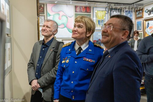 Открытие выставки работ  художника-иллюстратора Евгении Ивановны Стерлиговой _DSC5996
